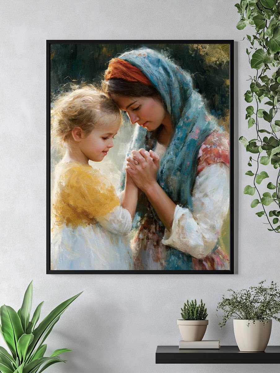 Mother and Child Fine-Art Poster. — room view 4