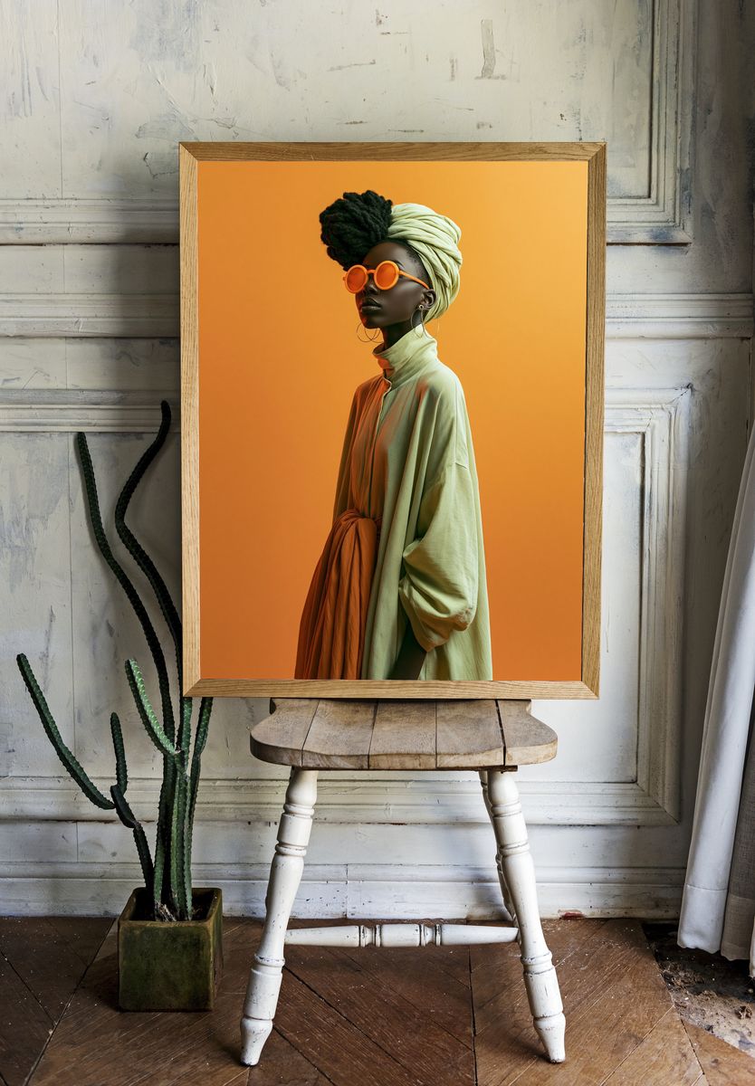 Fashion Portrait Photography Poster. room preview