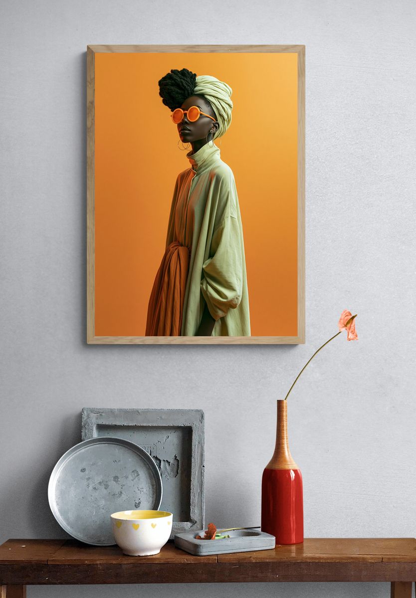 Fashion Portrait Photography Poster. — room view 3