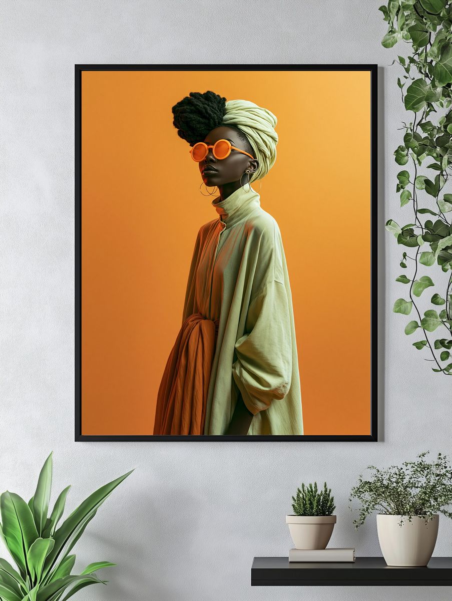 Fashion Portrait Photography Poster. — room view 4