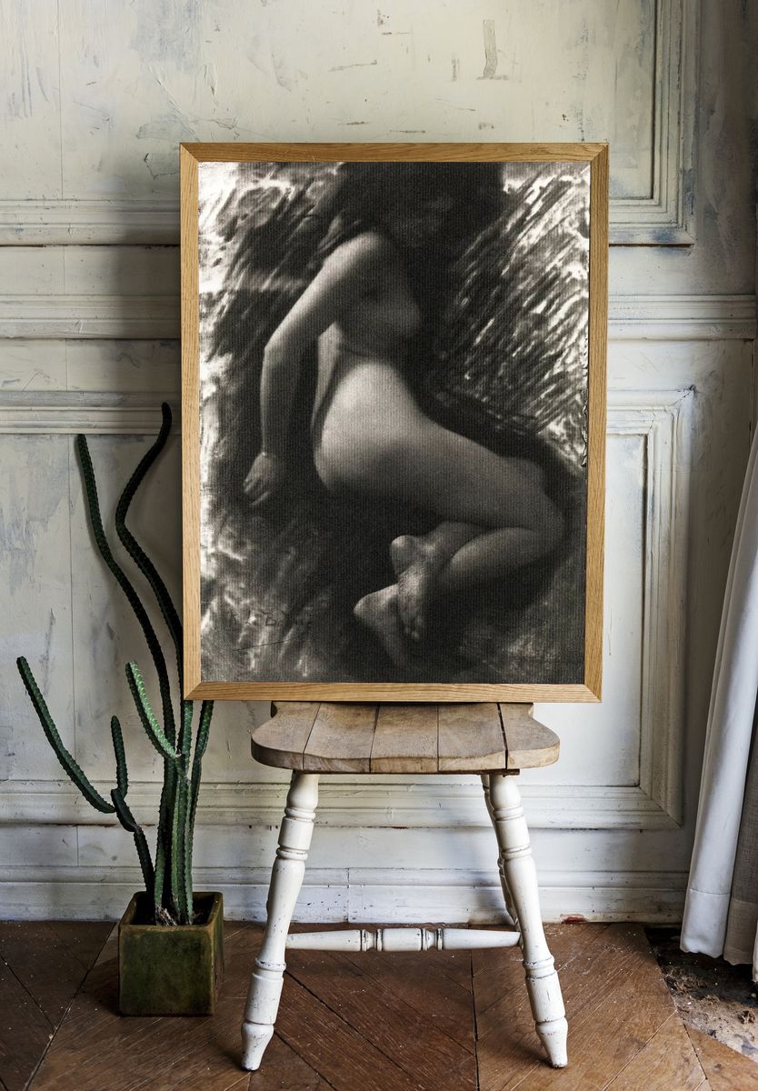 Nude Figure Study — Fine Art Print. — room view 1