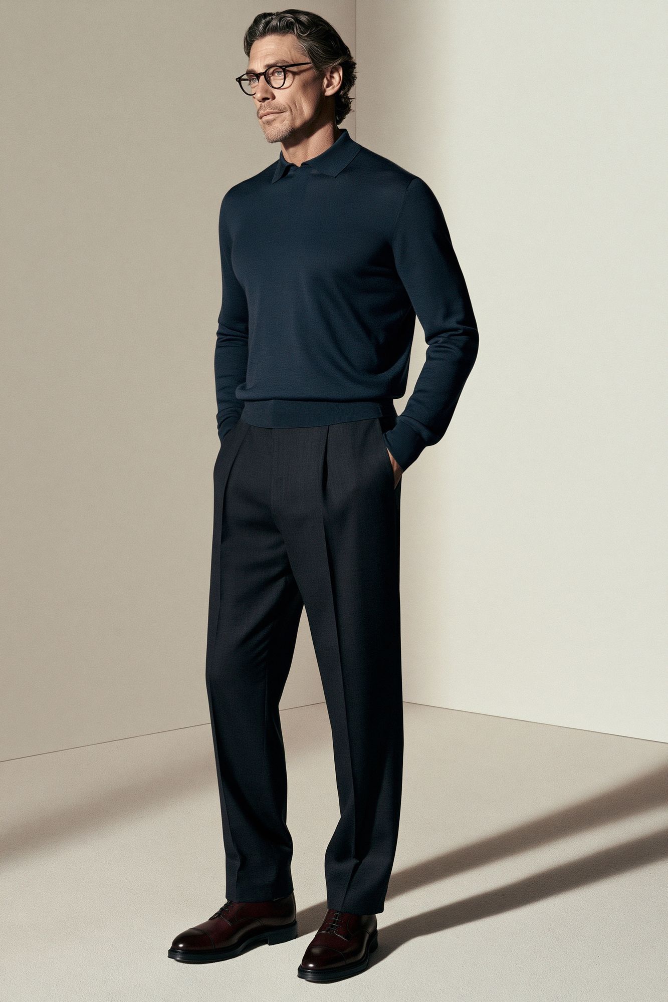 Elegant Menswear Portrait Print. poster — photography art