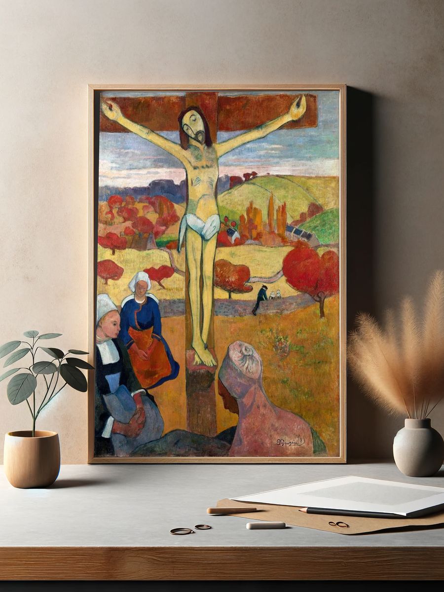 Crucifixion — Fine Art Print. — room view 2