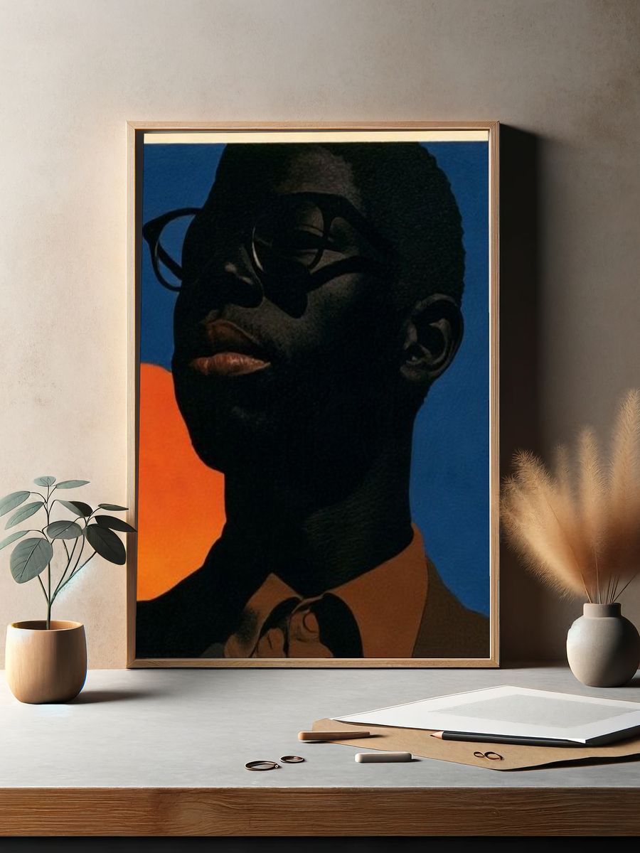 Sunlit Portrait Fine-Art Poster. — room view 2