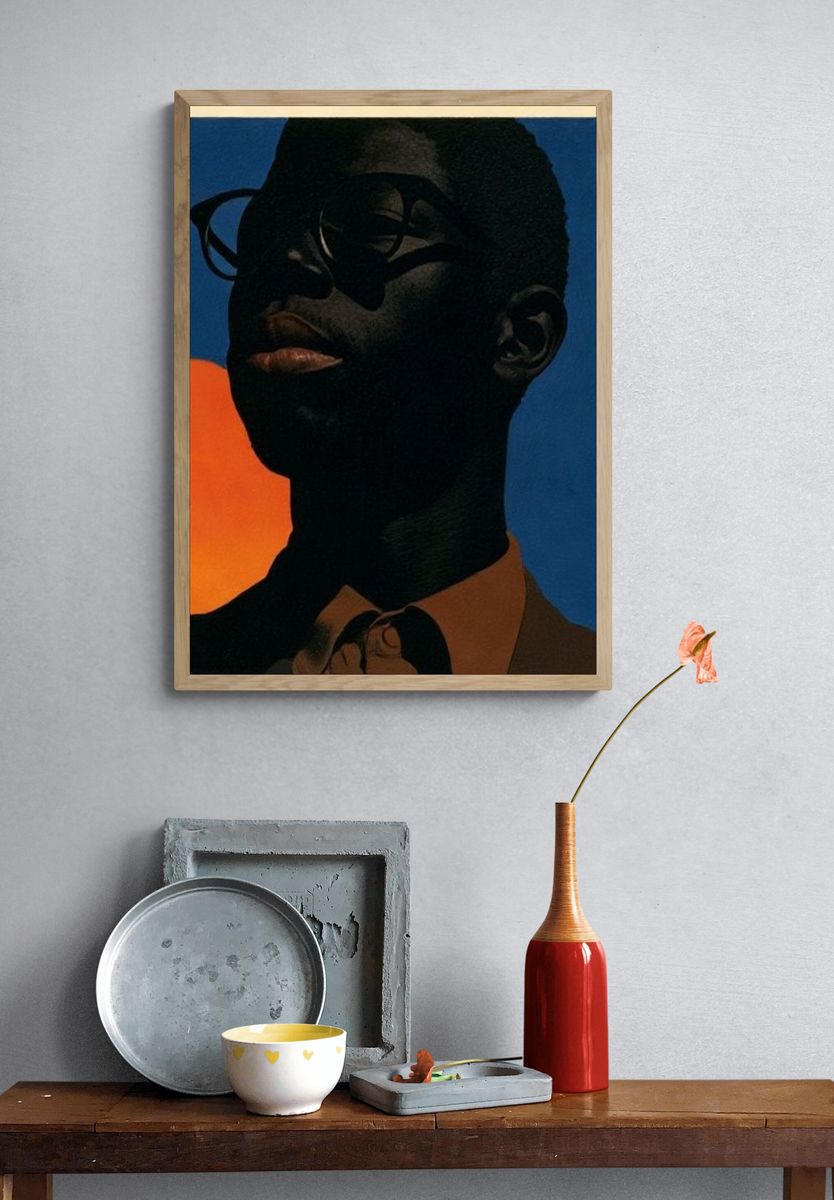 Sunlit Portrait Fine-Art Poster. — room view 3