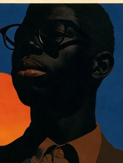 Sunlit Portrait Fine-Art Poster. poster