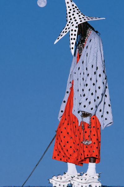 Avant-Garde Fashion Portrait Poster.
