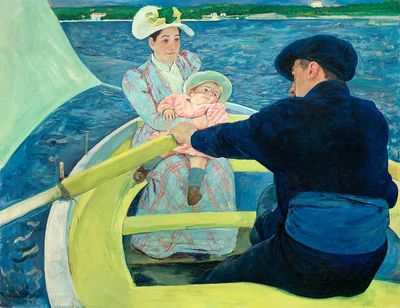 Boating Party (1893–1894) Mary Cassatt. poster