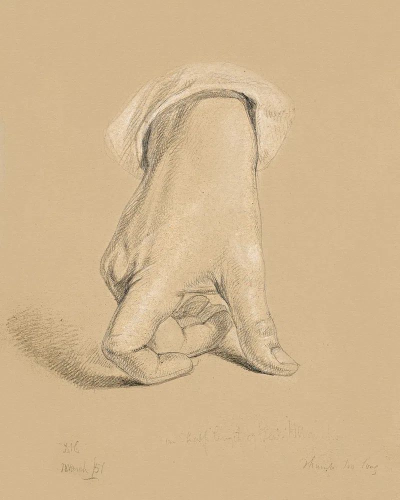 Artistic Hand Gesture — Fine Art Print. poster — fine-art art
