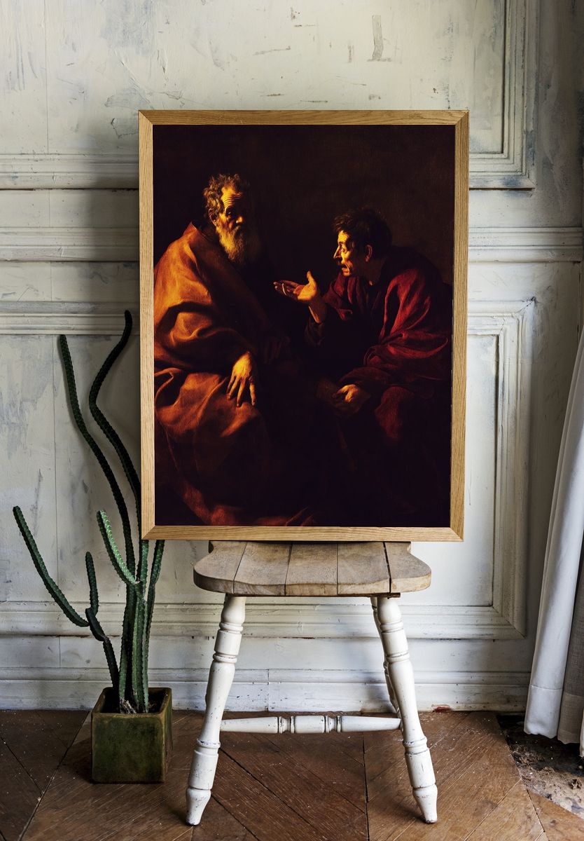 Philosophers in Conversation — Fine Art Print. — room view 1