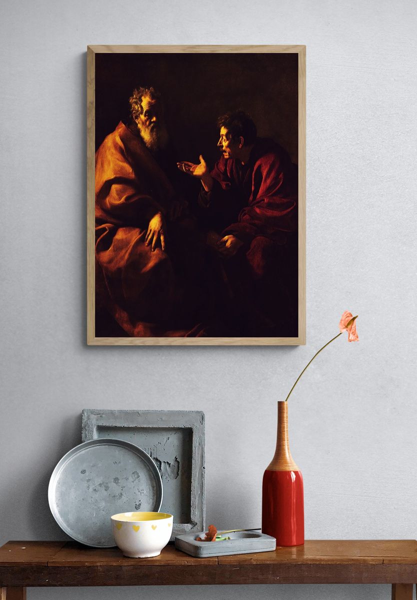 Philosophers in Conversation — Fine Art Print. — room view 3