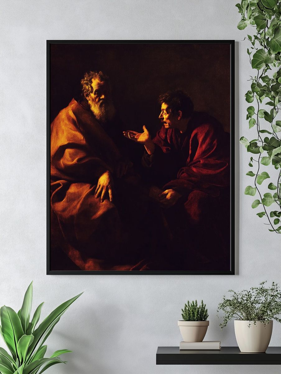 Philosophers in Conversation — Fine Art Print. — room view 4