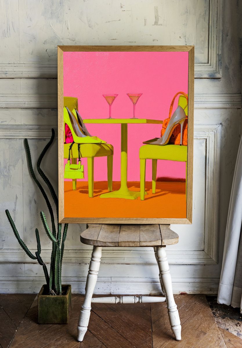 Fashion Still Life Pop-Art Poster. room preview