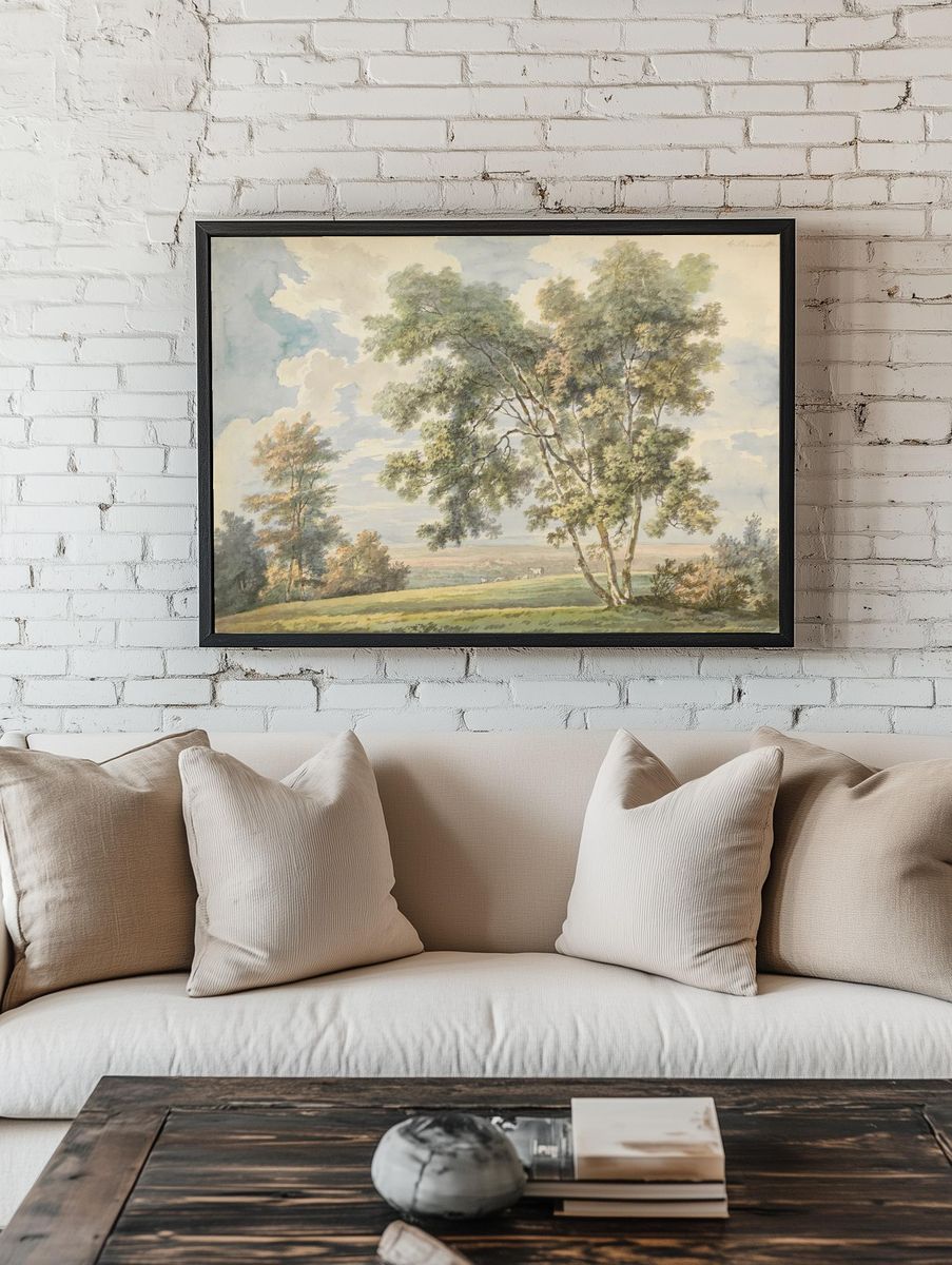 Landscape with Trees and Sheep (Park Landscape with Sheep). — room view 1