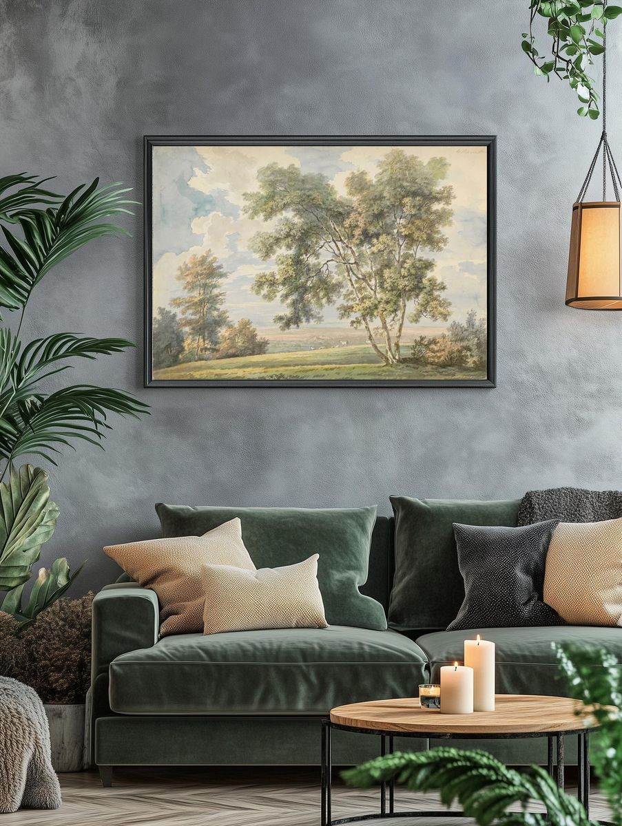 Landscape with Trees and Sheep (Park Landscape with Sheep). — room view 4