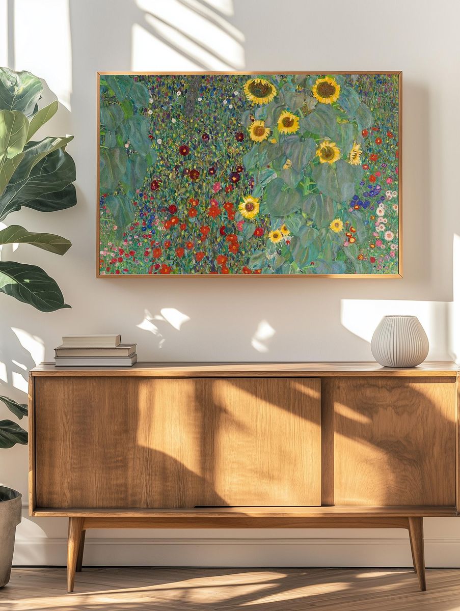 Sunflower Garden — Fine Art Print. — room view 3