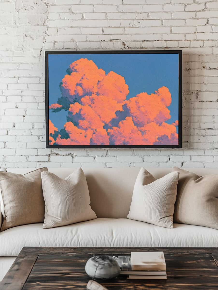 Pink Clouds — Fine-Art Print. — room view 1
