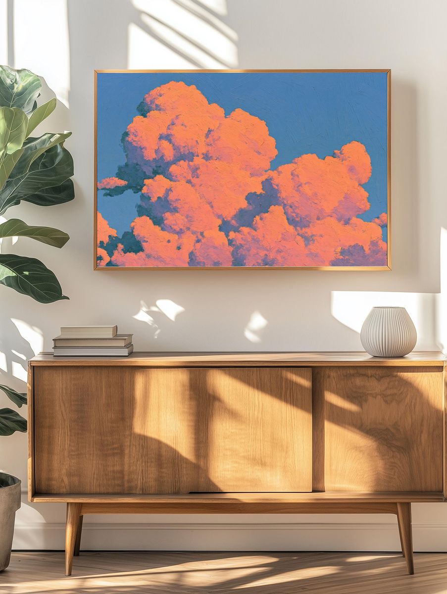 Pink Clouds — Fine-Art Print. — room view 3