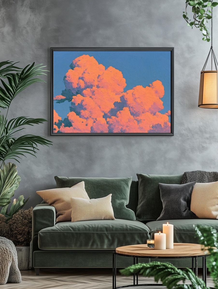 Pink Clouds — Fine-Art Print. — room view 4
