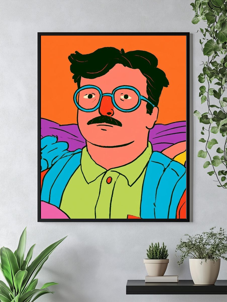Pop Art Portrait Poster. — room view 4