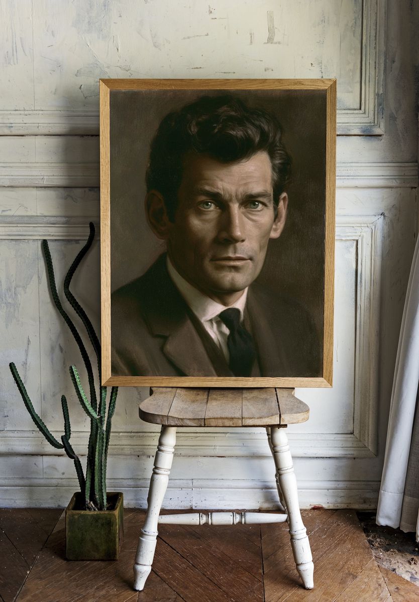 Classic Portrait Fine-Art Print. room preview