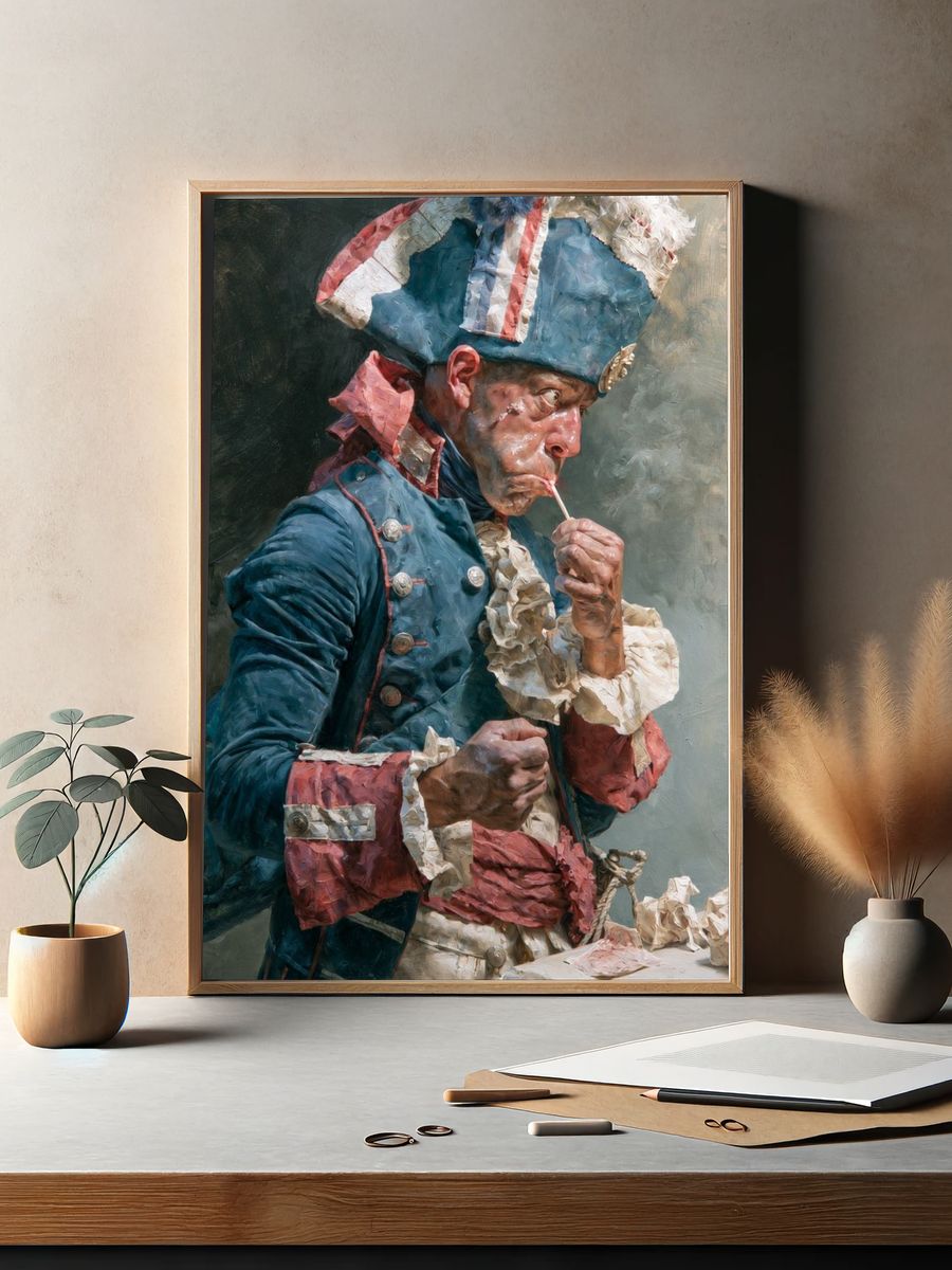 Napoleon Portrait Fine-Art Poster. — room view 2