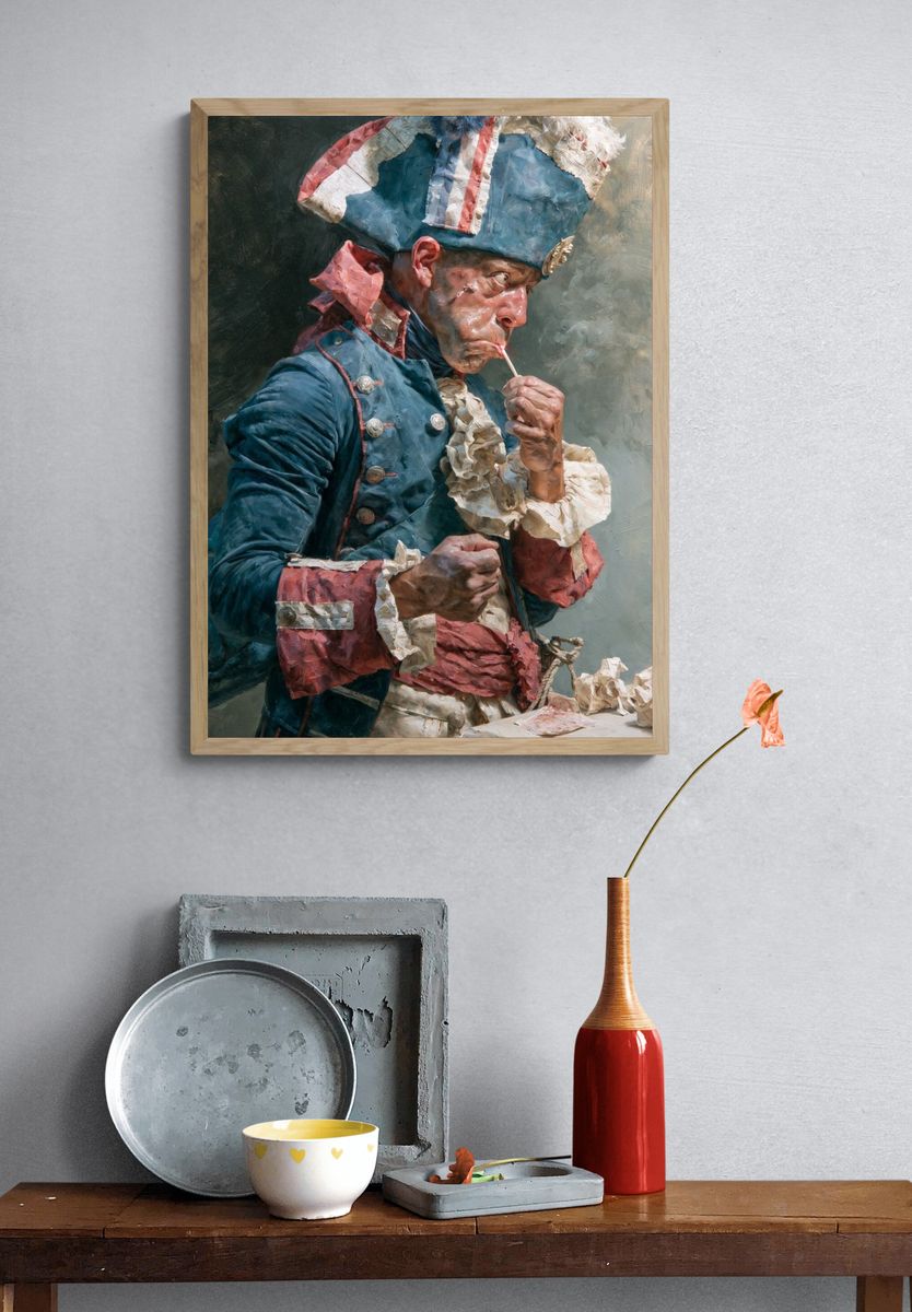 Napoleon Portrait Fine-Art Poster. — room view 3