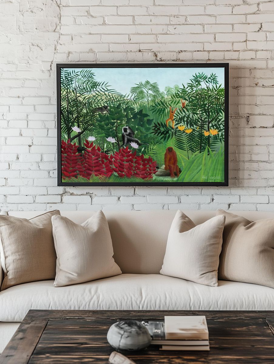 Tropical Forest Monkeys (1910) Henri. room preview