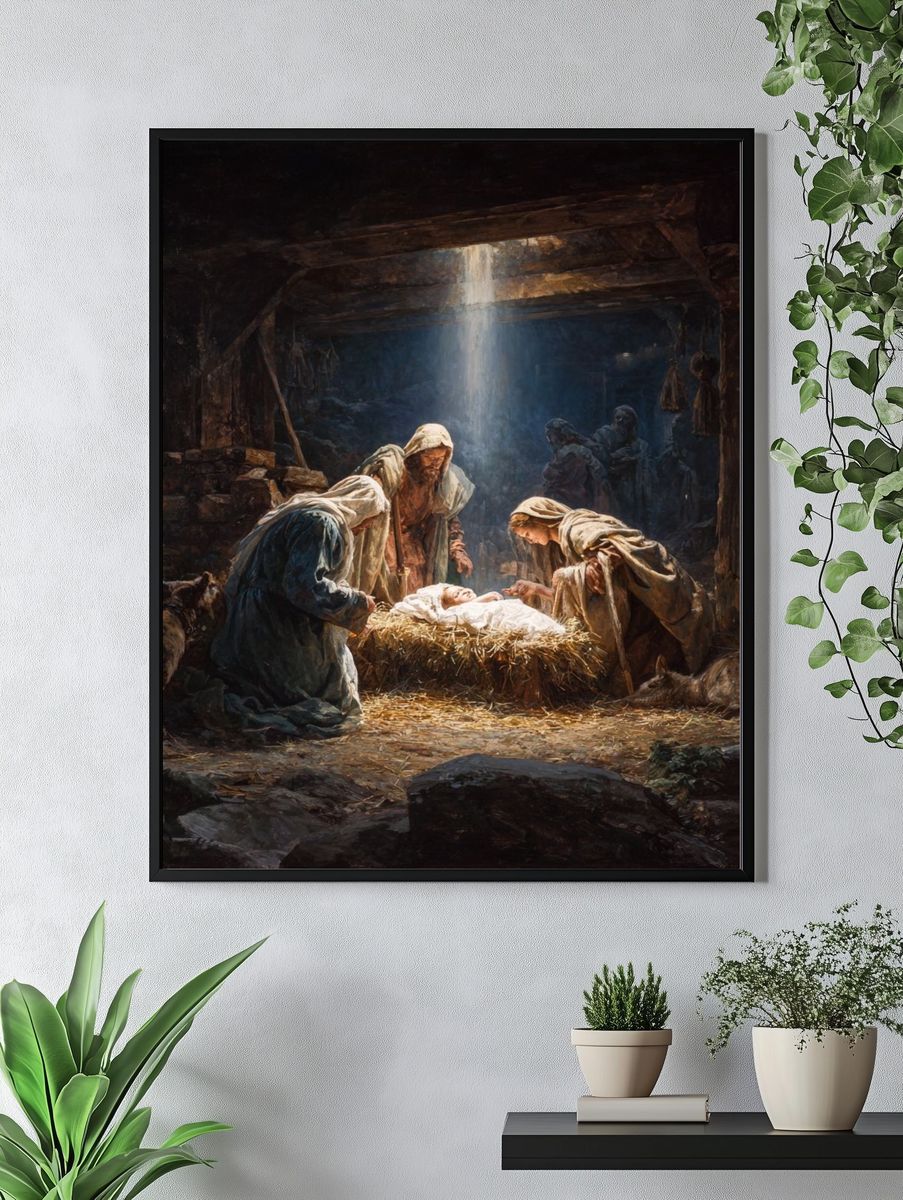 Nativity Scene Fine-Art Poster. — room view 4