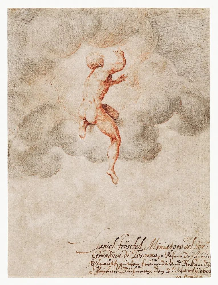 Heavenly Figure — Fine Art Print. poster — fine-art art