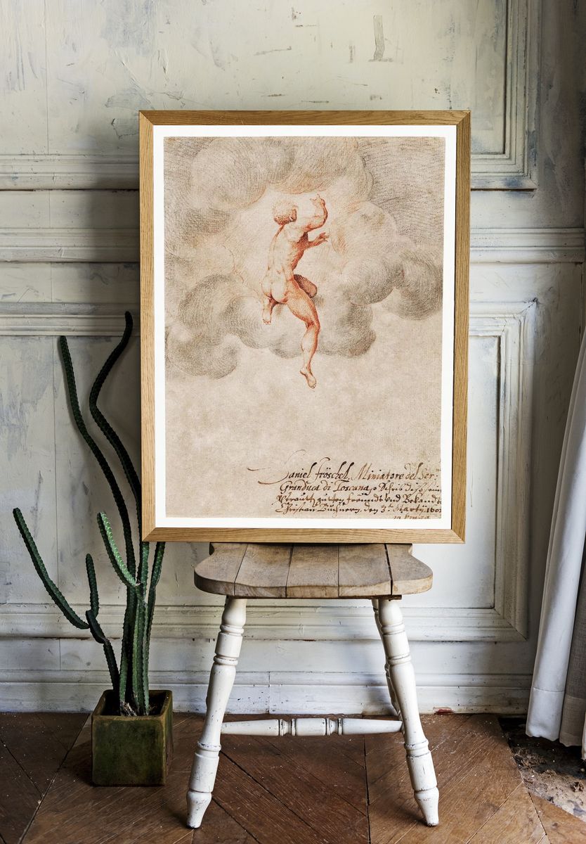 Heavenly Figure — Fine Art Print. — room view 1