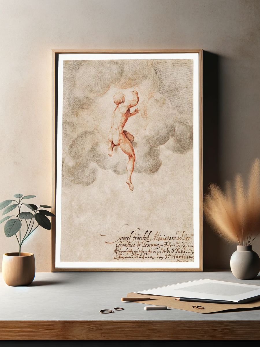 Heavenly Figure — Fine Art Print. — room view 2