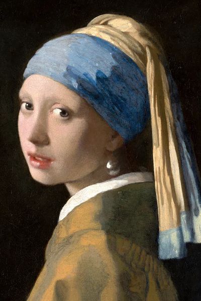 Vermeer girl mobile wallpaper, woman.