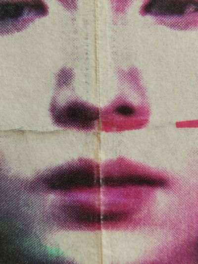 Pop Art Face Close-Up Poster.