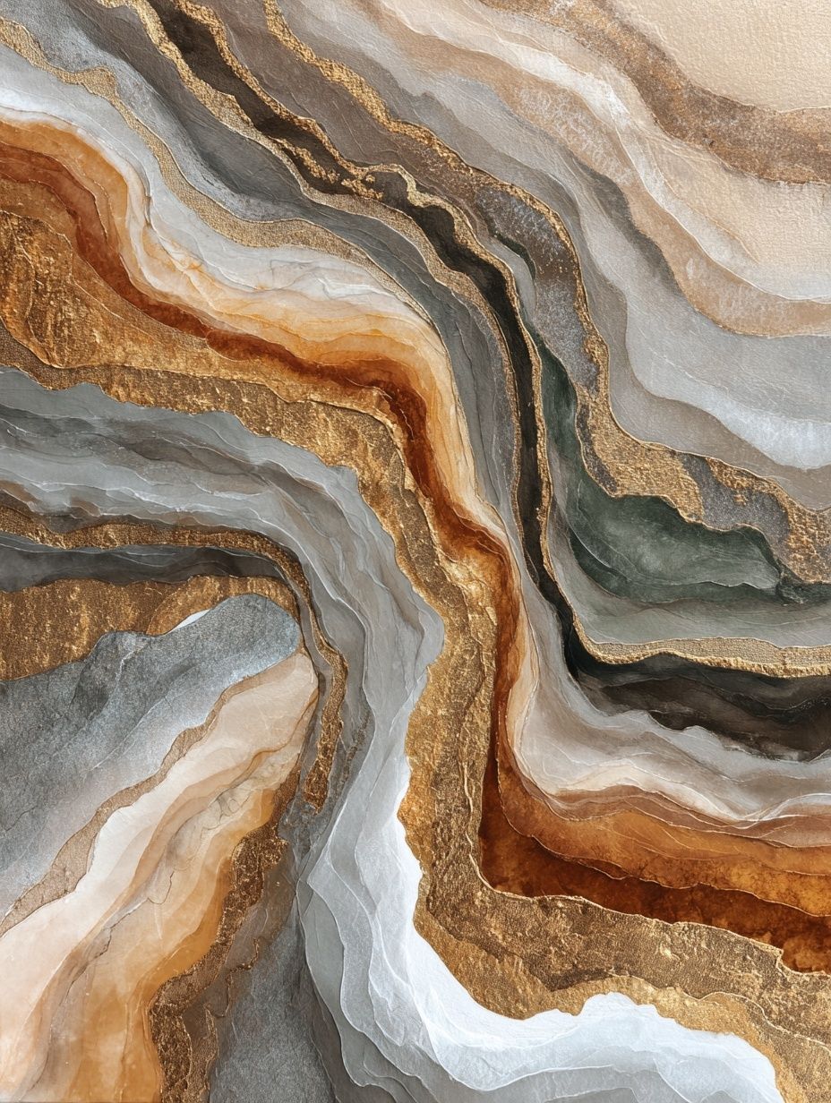 Abstract Geode — Fine Art Print. poster detail