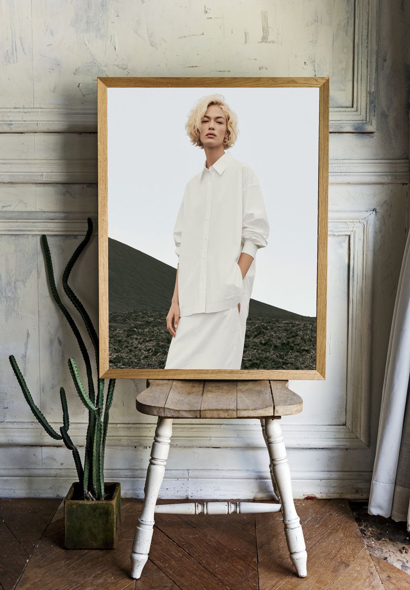Minimalist Fashion Portrait Poster. room preview