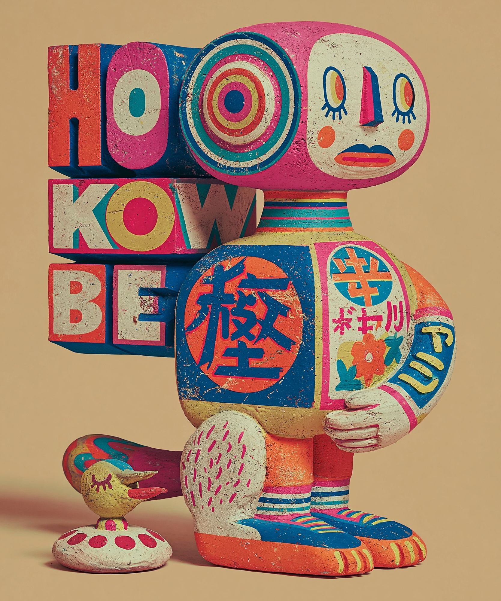 Kawaii Pop Art Figure Poster. poster — fine-art art