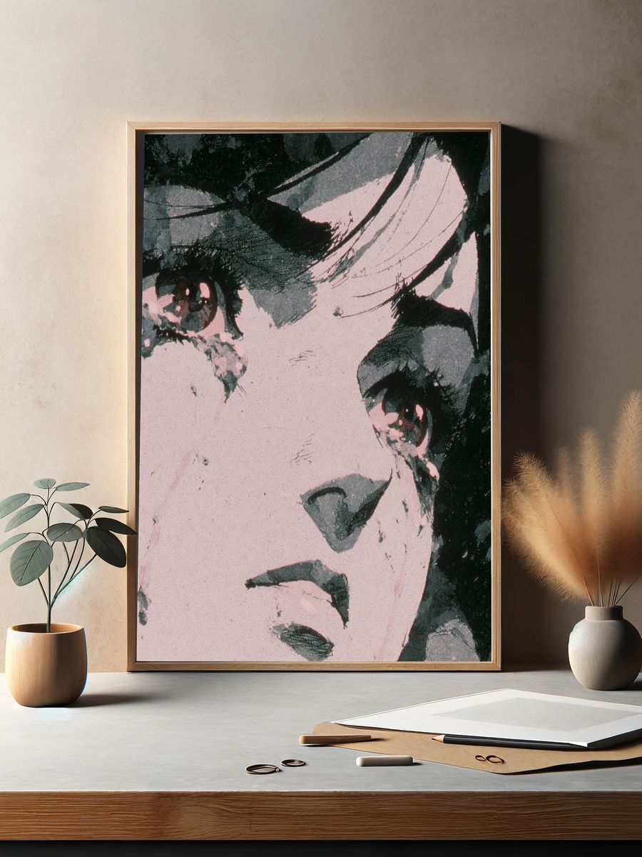 Pop Art Portrait Poster. — room view 2