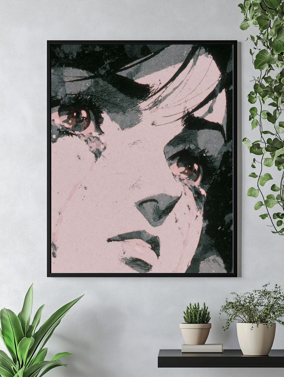 Pop Art Portrait Poster. — room view 4