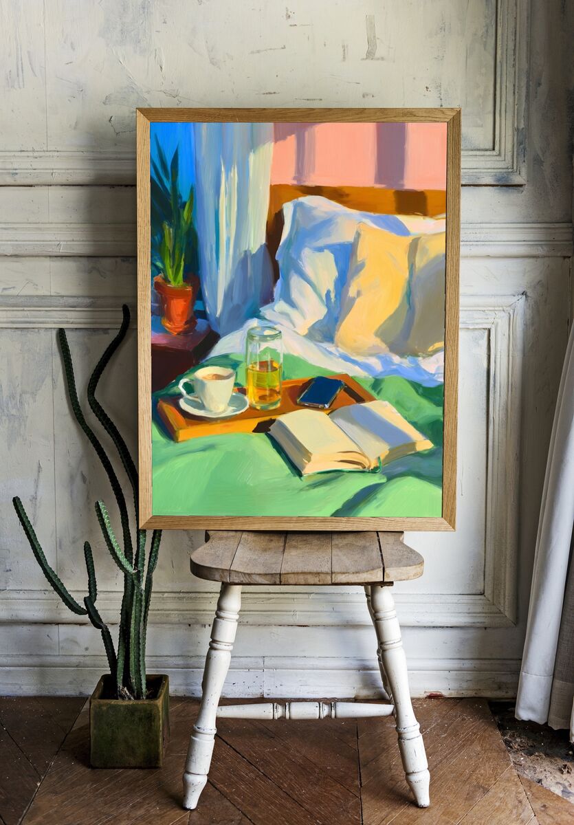 Cozy Morning — Fine Art Print. — room view 1
