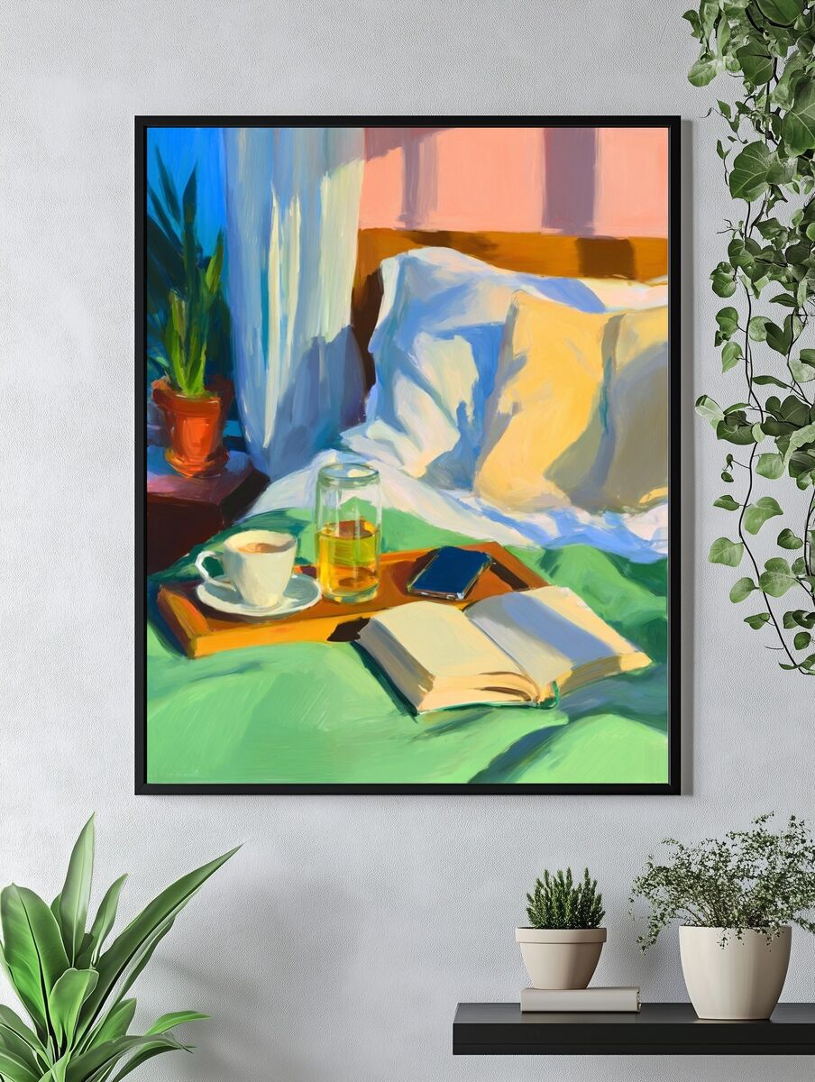 Cozy Morning — Fine Art Print. — room view 4