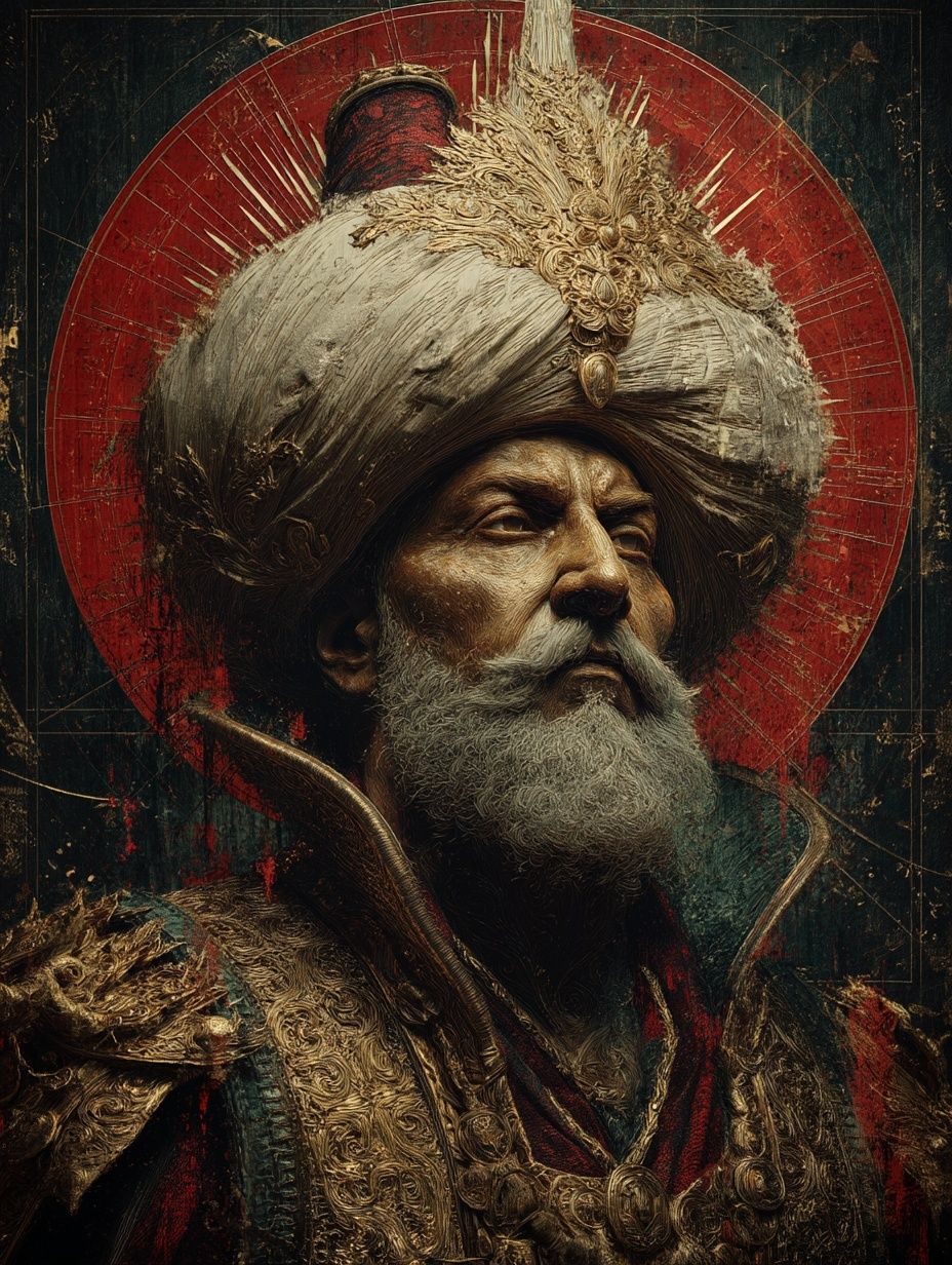 Ottoman Sultan Portrait Fine-Art Print. poster — fine-art art