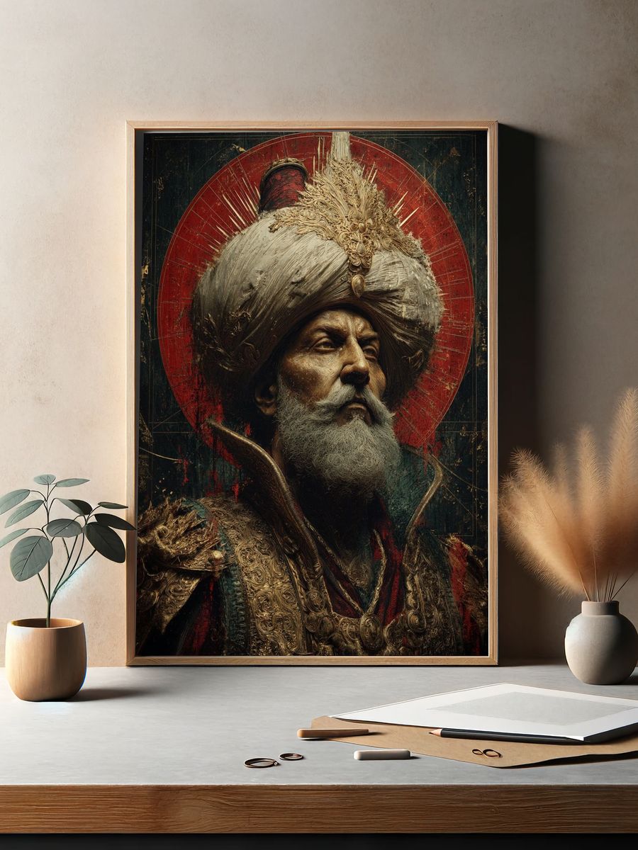 Ottoman Sultan Portrait Fine-Art Print. — room view 2