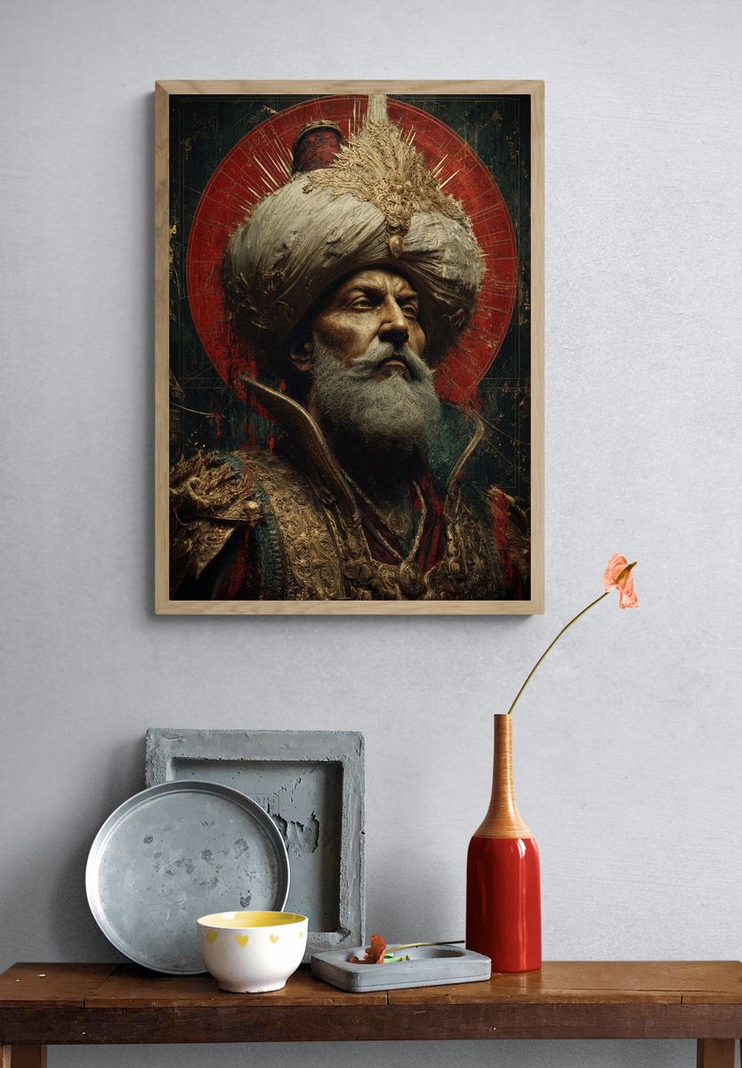 Ottoman Sultan Portrait Fine-Art Print. — room view 3