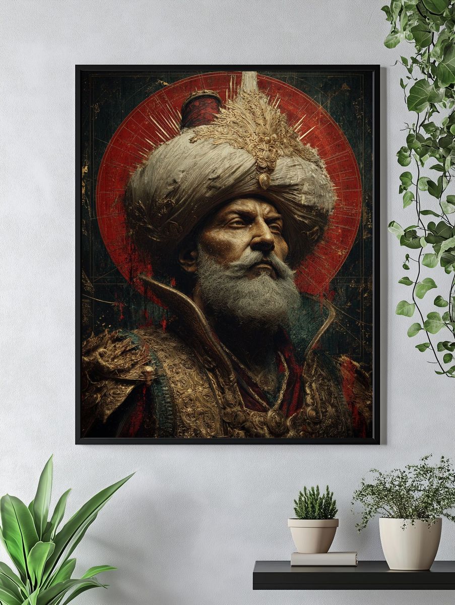 Ottoman Sultan Portrait Fine-Art Print. — room view 4