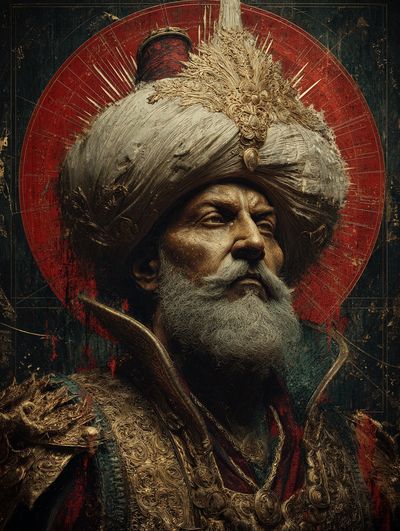 Ottoman Sultan Portrait Fine-Art Print.