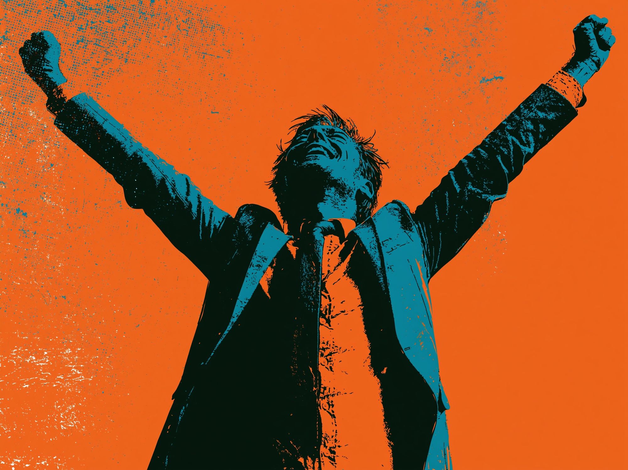 Victory Pose Pop Art Poster. poster detail