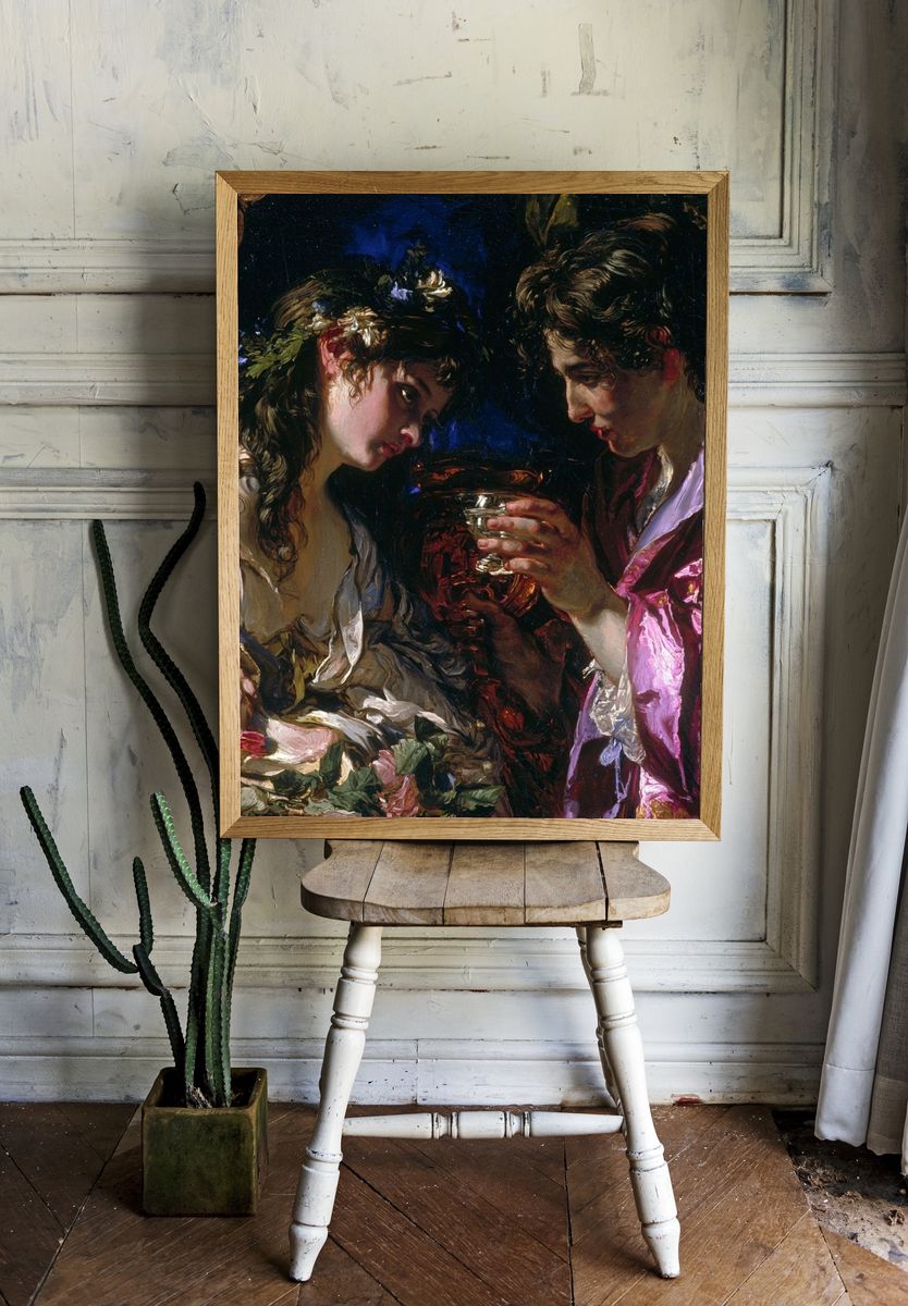 Classical Lovers Fine-Art Poster. — room view 1