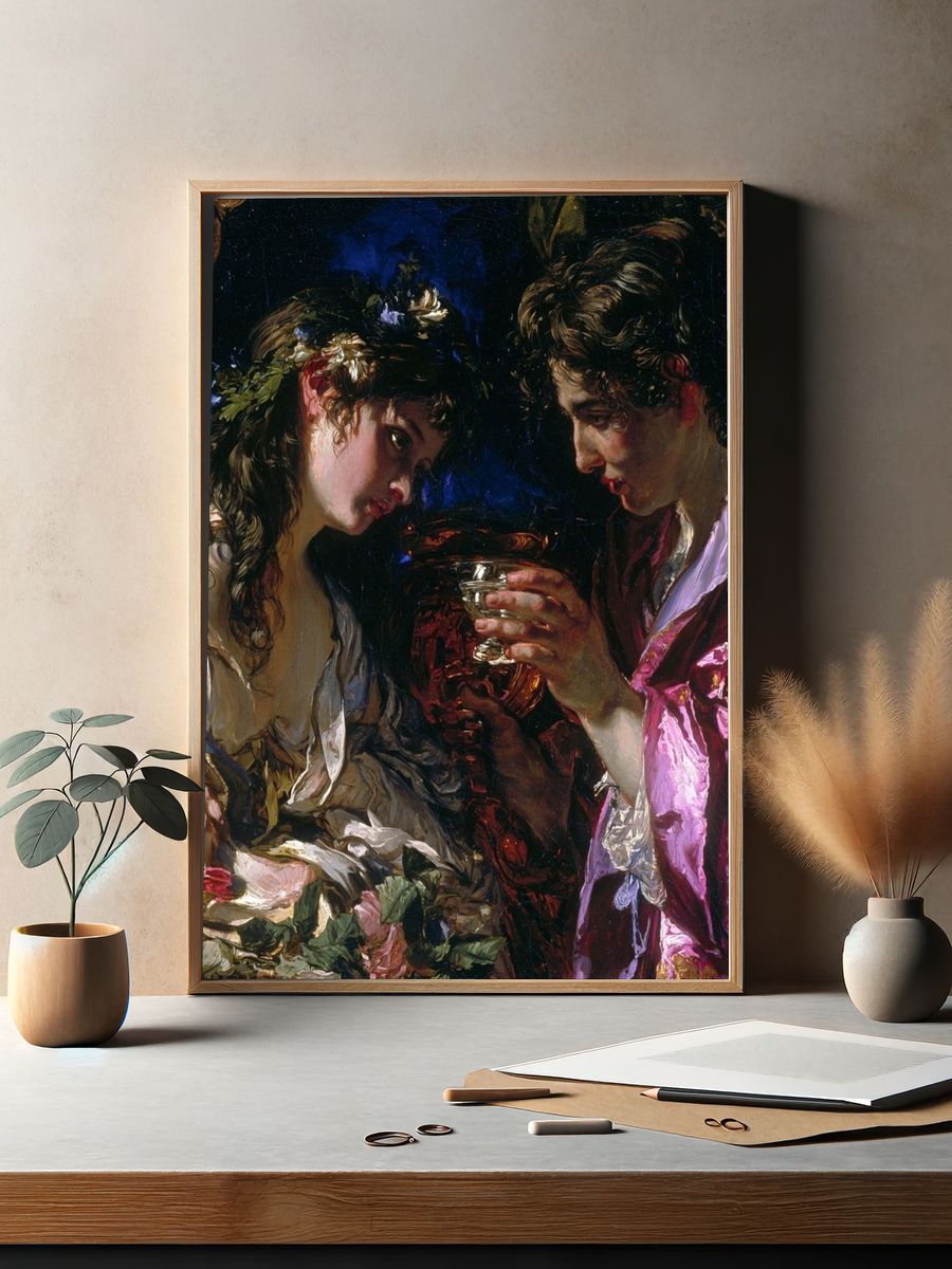 Classical Lovers Fine-Art Poster. — room view 2