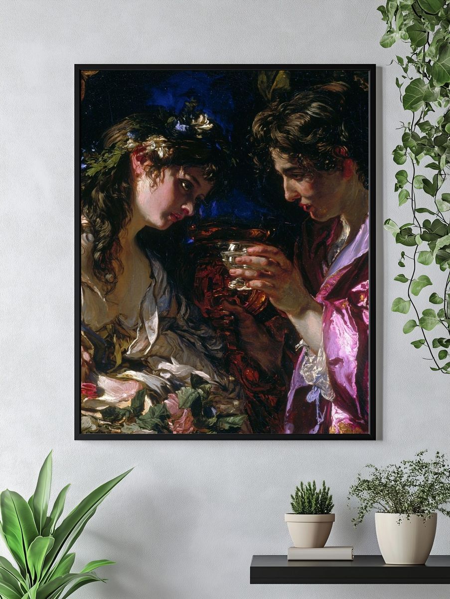 Classical Lovers Fine-Art Poster. — room view 4